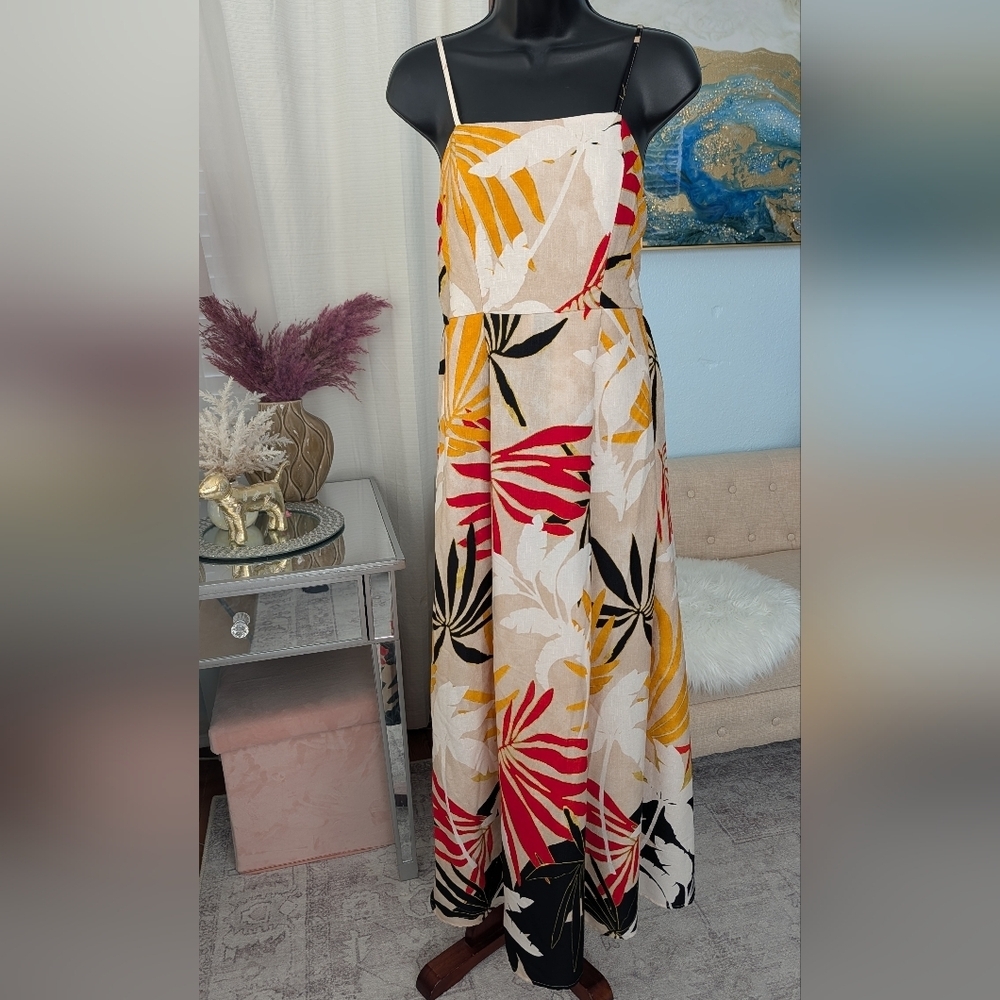 NWOT Rachel Zoe Tropical Print Maxi Dress Size S. - Picture 6 of 16